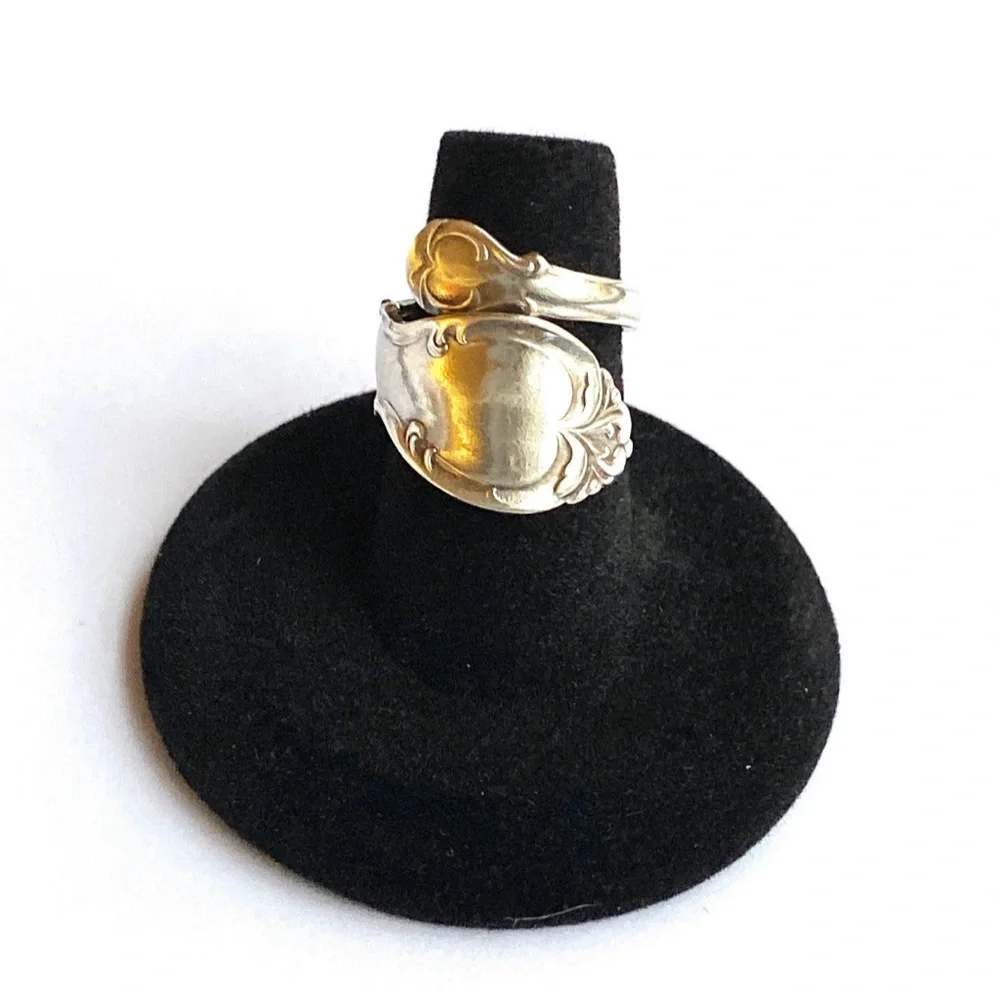 Vintage Silver Plated Spoon Ring Rogers Brothers Size 6 1/2